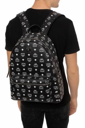 'stark' patterned backpack, zdjęcie 2 'stark' patterned backpack od MCM